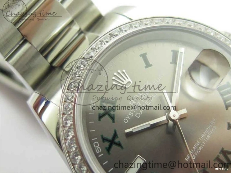 MiroTime 0115 DateJust 36 SS 126234 BP Maker 1:1 Best Edition Gray Roman Dial on Oyster Bracelet BestValue 2534